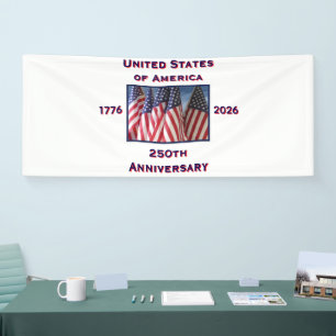 250th Anniversary USA Patriotic  Banner