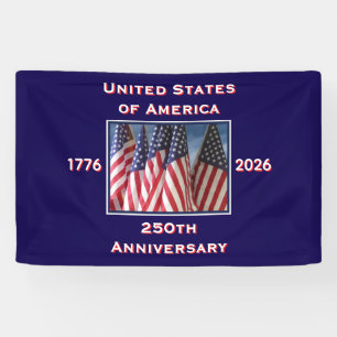 250th Anniversary USA Patriotic  Banner