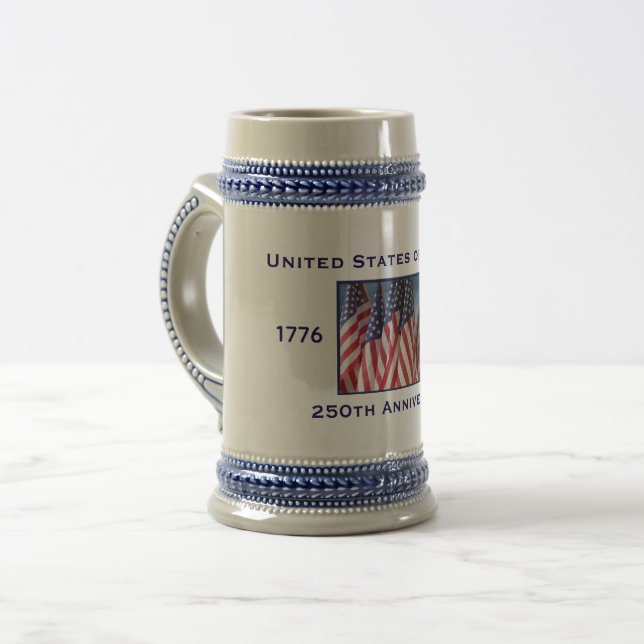 250th Anniversary USA Patriotic  Beer Stein (Front Left)