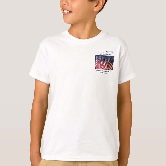250th Anniversary USA Patriotic Child's  T-Shirt (Front)