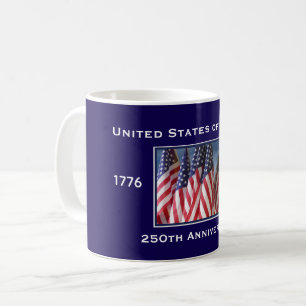 250th Anniversary USA Patriotic  Coffee Mug