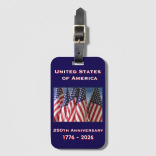 250th Anniversary USA Patriotic Commemorative Luggage Tag