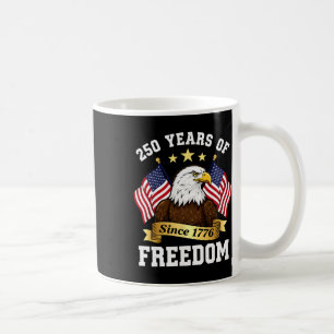 250th Anniversary Usa Patriotic Eagle 250 Years 4t Coffee Mug