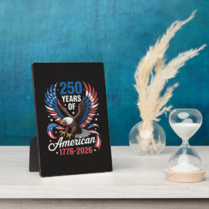 250th Anniversary USA Patriotic Eagle 250 Years Plaque