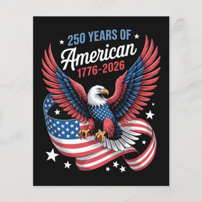 250th Anniversary USA Patriotic Eagle Flyer (Front)