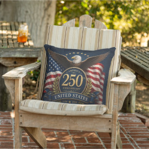 250th Anniversary USA Patriotic Keepsake Cushion