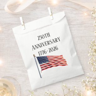 250th Anniversary USA Patriotic Keepsake Favour Bags