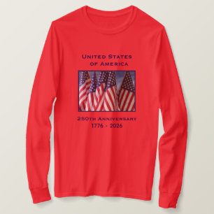 250th Anniversary USA Patriotic Long Sleeve T-Shirt