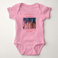 250th Anniversary USA Patriotic Pink