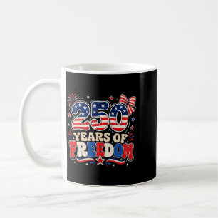 250th Anniversary Usa Red White 250 Years Coffee Mug