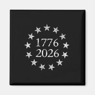 250th Birthday American Flag Eagle Shirt 250 Years Magnet