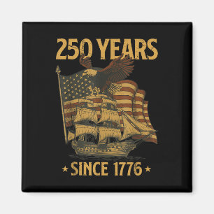 250th Birthday Independence Day Bald Eagle Patriot Magnet