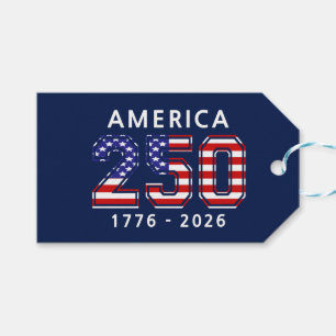 250th Birthday of the United States Gift Tags