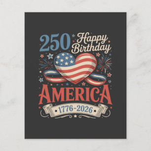  250th Birthday USA 250 Years Flyer
