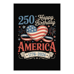  250th Birthday USA 250 Years Photo Print