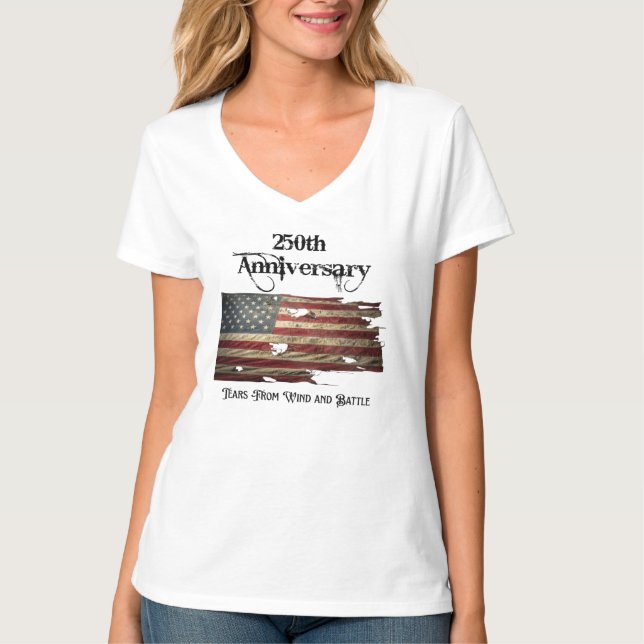 250th Fourth of July Celebration T-Shirt (Front)