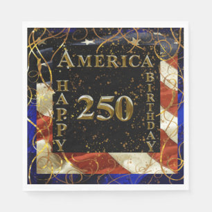 250th Happy Birthday America! Napkin