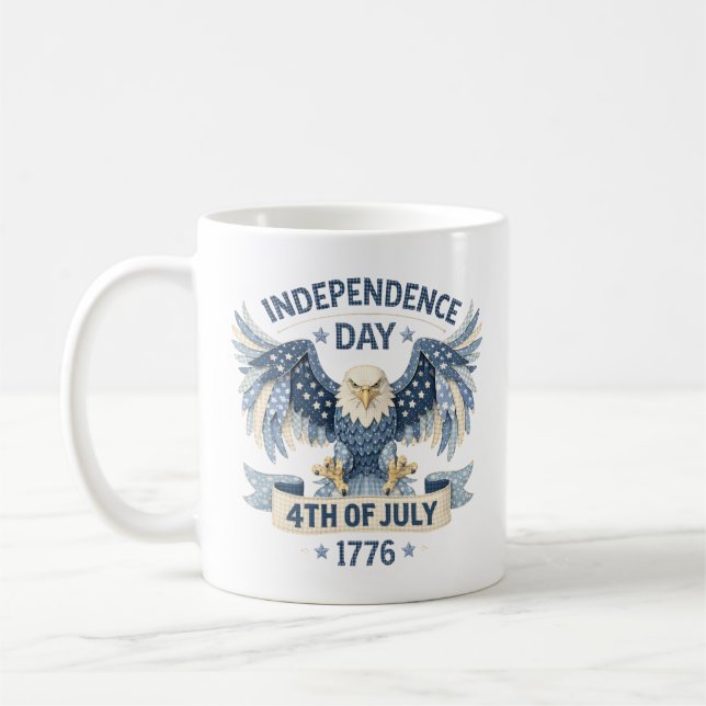 250th Independence Day 1776 Coffee Mug (Left)