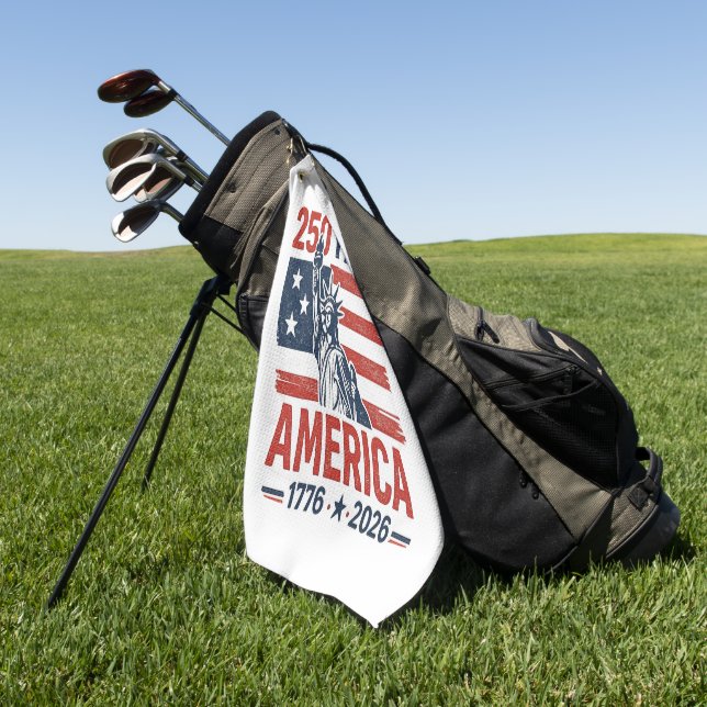 250th USA Anniversary  Golf Towel (Green)