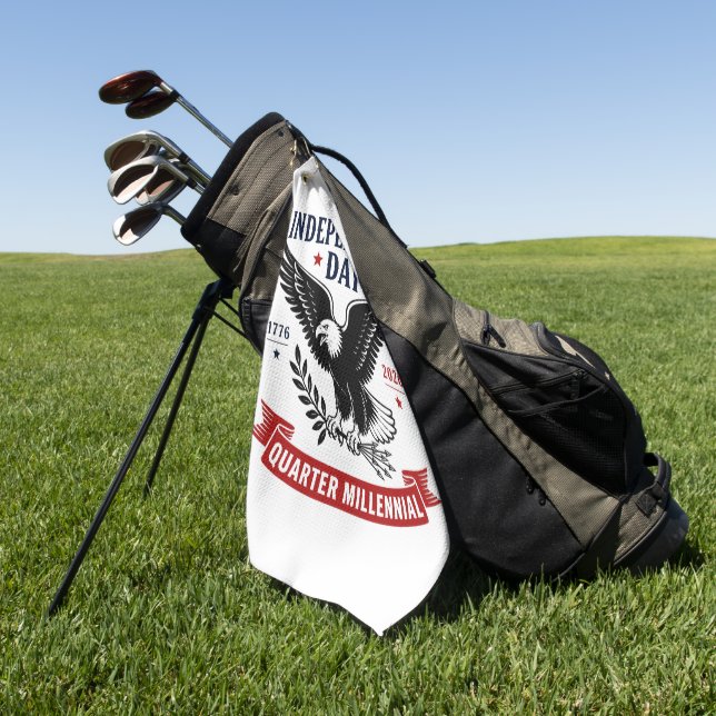 250th USA Anniversary  Golf Towel (Green)