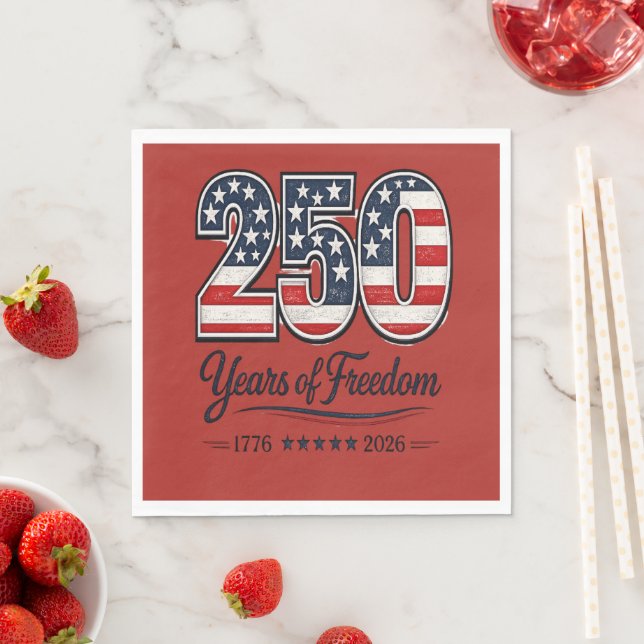 250th USA Anniversary  Napkin (Insitu)