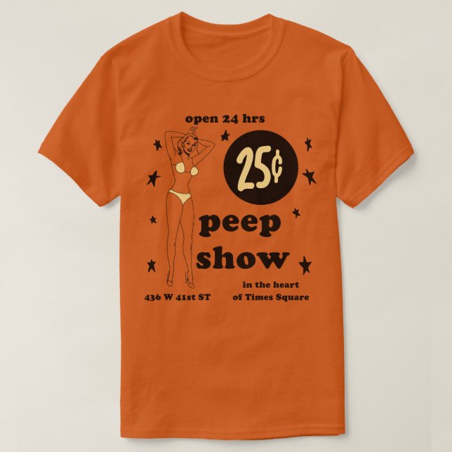 25 Cent Peep Show T-Shirt (Design Front)
