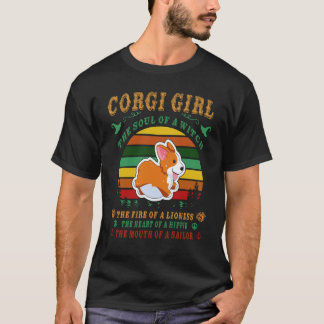 25 Corgi The Soul Of A Witch Corgi T-Shirt