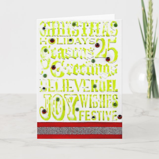 25 Days of Christmas Greeting Card (Front)
