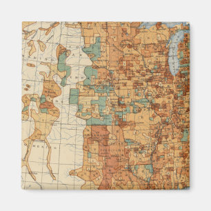 25 Density of increase of population, US, 18901900 Magnet