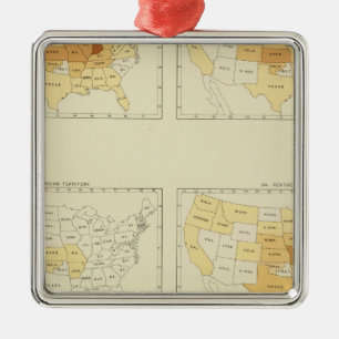 25 Interstate migration 1890 INLA Metal Tree Decoration