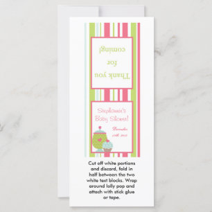 25 Lollipop Topper Tea Party Pink Pastel Flowers