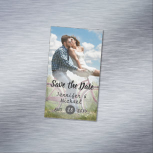 25 Magnetic PHOTO Save the Dates for less than $10 Magnetic Business Card