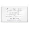 25 Magnetic Save the Dates BARGAIN! Classic White