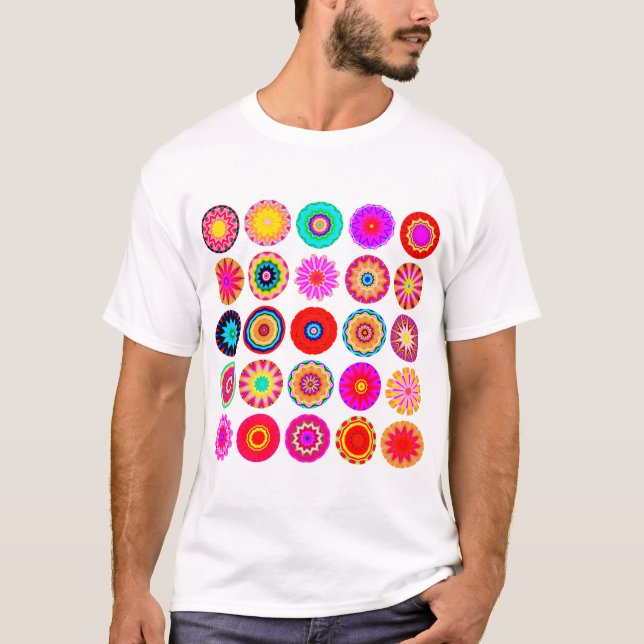 25 Mandalas II - Customised T-Shirt (Front)