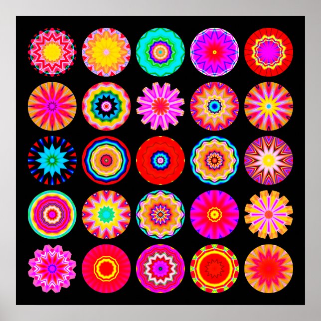 25 Mandalas II Poster (Front)