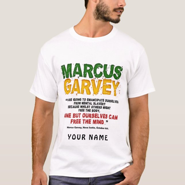 25 Marcus Garvey T-Shirt (Front)