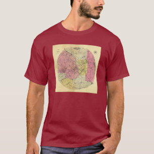 25 Miles Around Minneapolis - 1881 Map T-Shirt