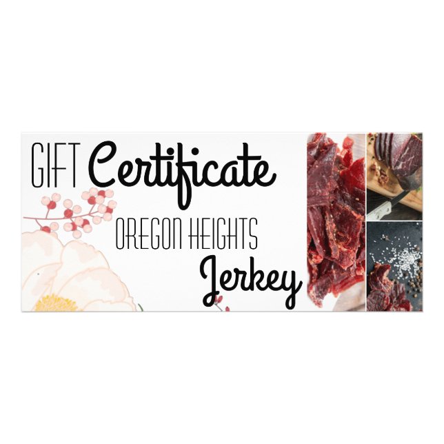 25 Pack Business Gift Certificate Baby Pink Cosmos (Front)