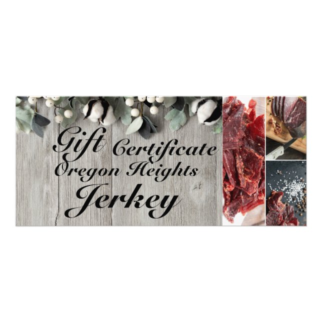 25 Pack Business Gift Certificate cotton plant bar (Front)