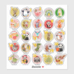 25 Personalised ADVENT CALENDAR Goody Bag Named<br><div class="desc">Add a name to these 25 cute Christmas Advent Calendar stickers and use them to create your very own Advent Calendar treat or goody bag,  stick them to each goody bag. 25 different cute kawaii graphics and gold numbers.</div>