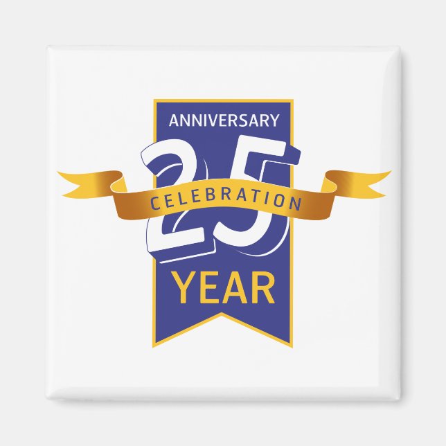 25 th anniversary magnet (Front)