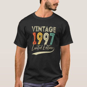 25 Year Old  25th Birthday 1997  Vintage T-Shirt