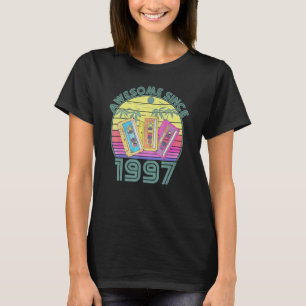 25 Year Old Birthday Vintage 1997 Cassette Tape 25 T-Shirt