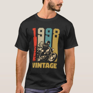 25 Year Old Gifts Birthday Men'S Vintage 1998 Mota T-Shirt