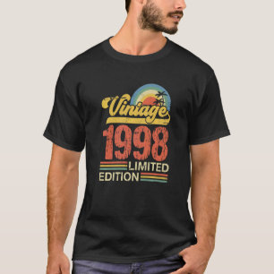 25 Year Old   Vintage 1998   25th Birthday   T-Shirt