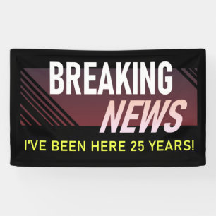 25 Year Work Anniversary Employee Appreciation Banner