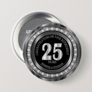 25 Years Customise it Yourself 7.5 Cm Round Badge