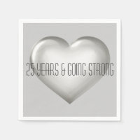 25 Years & Going Strong Silver Heart Anniversary