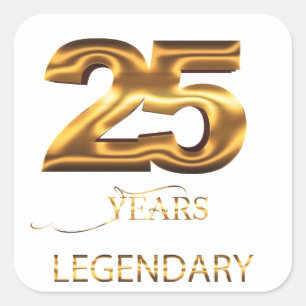 25 years legendary sticker