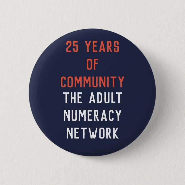 25 Years of Community: ANN Button (Front)